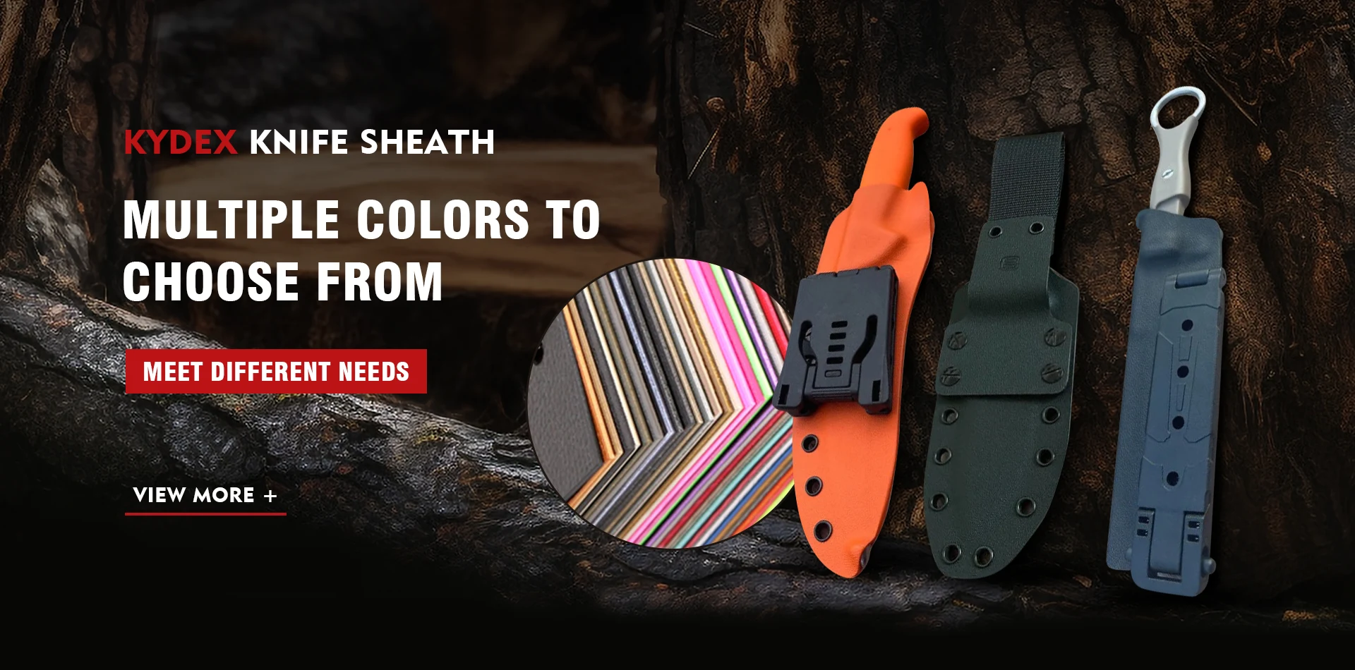 Kina kydex kniv mantel